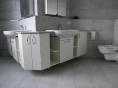 Badmöbel Dekor Esche weiß (Niebelsbach)