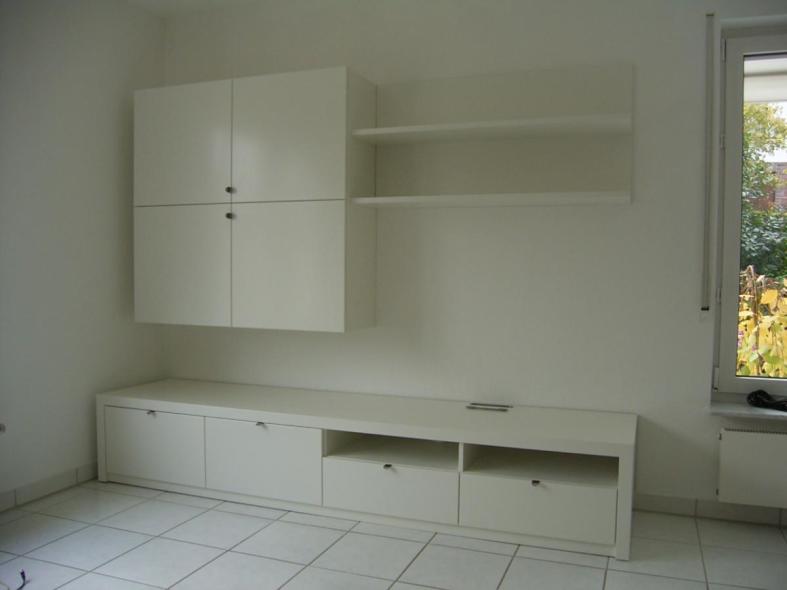 Wohnzimmer Möbel weiß lackiert (Grötzingen)